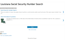 Tablet Screenshot of louisiana-ssn-search.blogspot.com