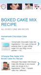 Mobile Screenshot of boxedcakemixrecipe.blogspot.com