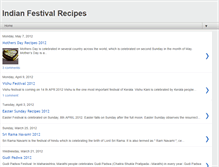 Tablet Screenshot of indianfestivalrecipes.blogspot.com