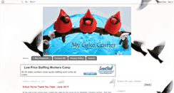 Desktop Screenshot of mycakecorner.blogspot.com