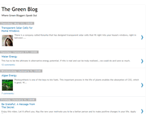 Tablet Screenshot of greenbloggers.blogspot.com