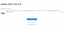 Tablet Screenshot of oakleyhalfwire20.blogspot.com