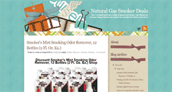 Desktop Screenshot of naturalgassmokerdeals.blogspot.com