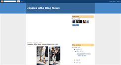 Desktop Screenshot of jessica-alba-blognews.blogspot.com