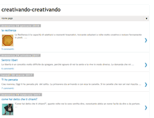 Tablet Screenshot of creativando-creativando.blogspot.com