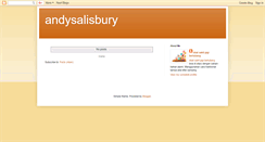 Desktop Screenshot of andysalisbury.blogspot.com