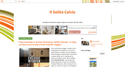 Desktop Screenshot of ilsolitocalcio.blogspot.com