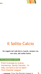 Mobile Screenshot of ilsolitocalcio.blogspot.com