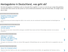 Tablet Screenshot of montagsdemo.blogspot.com