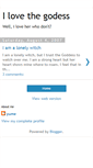 Mobile Screenshot of goddess-blog.blogspot.com