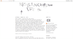 Desktop Screenshot of nativefunkandflash.blogspot.com