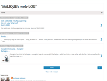 Tablet Screenshot of maliqueredzuan.blogspot.com