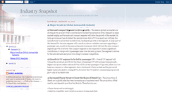 Desktop Screenshot of industrysnapshot.blogspot.com