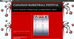 Desktop Screenshot of canadianbasketballfestival.blogspot.com