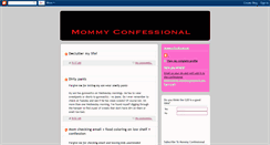 Desktop Screenshot of mommyconfessionals.blogspot.com