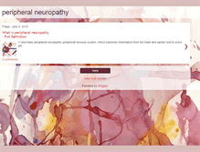 Tablet Screenshot of peripheral-neuropathy.blogspot.com