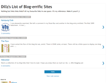 Tablet Screenshot of dillzblogroll.blogspot.com