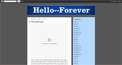 Desktop Screenshot of hello--forever.blogspot.com