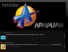 Tablet Screenshot of memoriaarapuan.blogspot.com