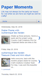 Mobile Screenshot of papermoments.blogspot.com