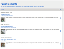 Tablet Screenshot of papermoments.blogspot.com