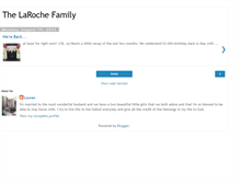 Tablet Screenshot of larochefamily-j-l.blogspot.com