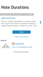 Mobile Screenshot of notedurations.blogspot.com