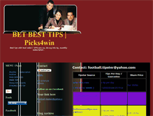 Tablet Screenshot of football-tipsters.blogspot.com