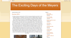 Desktop Screenshot of meyersdays.blogspot.com