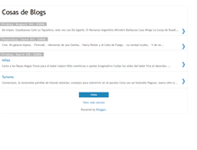 Tablet Screenshot of cosasdeblogs.blogspot.com