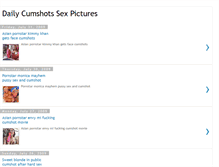 Tablet Screenshot of dailycumshotssex.blogspot.com