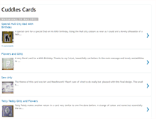 Tablet Screenshot of cuddlescards.blogspot.com