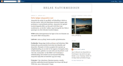 Desktop Screenshot of helsenaturmedisin.blogspot.com