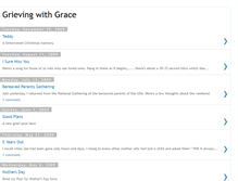 Tablet Screenshot of grievingwithgrace.blogspot.com