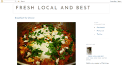Desktop Screenshot of freshlocalandbest.blogspot.com