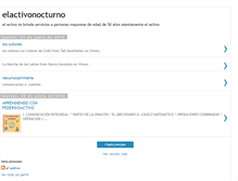 Tablet Screenshot of elactivonocturno.blogspot.com
