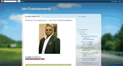 Desktop Screenshot of idofentertainments.blogspot.com