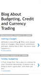 Mobile Screenshot of budgeting-credit.blogspot.com