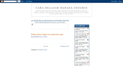 Desktop Screenshot of cara-belajar-bahasa-inggris.blogspot.com