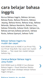 Mobile Screenshot of cara-belajar-bahasa-inggris.blogspot.com