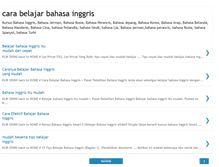 Tablet Screenshot of cara-belajar-bahasa-inggris.blogspot.com