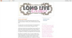 Desktop Screenshot of longlivetheladies.blogspot.com