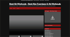 Desktop Screenshot of home-abs-training.blogspot.com