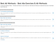 Tablet Screenshot of home-abs-training.blogspot.com