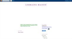 Desktop Screenshot of lorrainemaison.blogspot.com