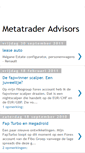 Mobile Screenshot of metatraderadvisor.blogspot.com