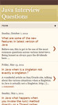 Mobile Screenshot of javaj2eeinterviewquestion.blogspot.com