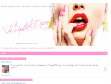 Tablet Screenshot of makeupbysaj.blogspot.com