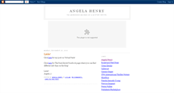 Desktop Screenshot of angelahenry.blogspot.com