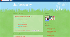 Desktop Screenshot of jabberwockyhcdsborg.blogspot.com